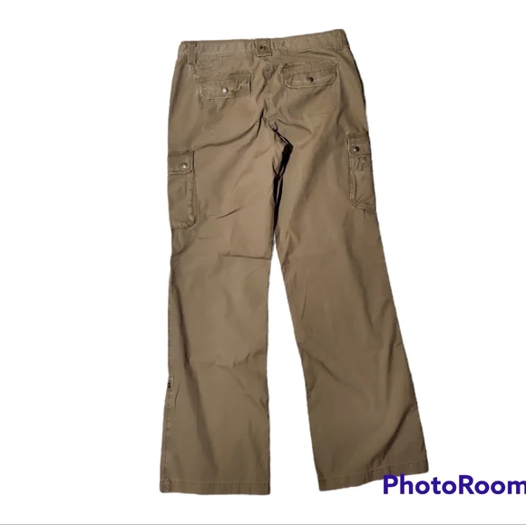 J.Crew Chino Cargo Pants Khaki Tan Size 10T Tall Women’s Like New 100% Cotton - Picture 5 of 10